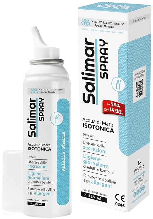SANAVITA SALIMAR SPRAY NASALE NEW 125 ML - farmacia187.it
