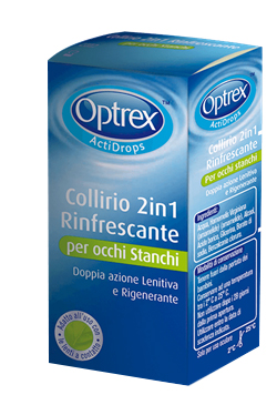 GOCCE OCULARI OPTREX ACTIDROPS 2IN1 RINFRESCANTE OCCHI STANCHI 1 PEZZO - farmacia187.it