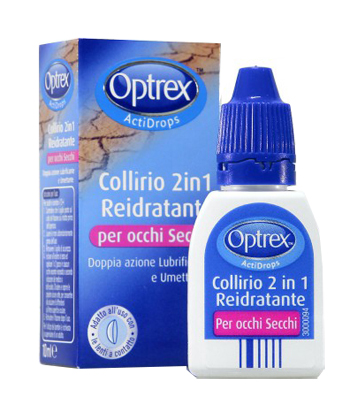 GOCCE OCULARI OPTREX ACTIDROPS 2IN1 REIDRATANTE OCCHI STANCHI 1 PEZZO - farmacia187.it