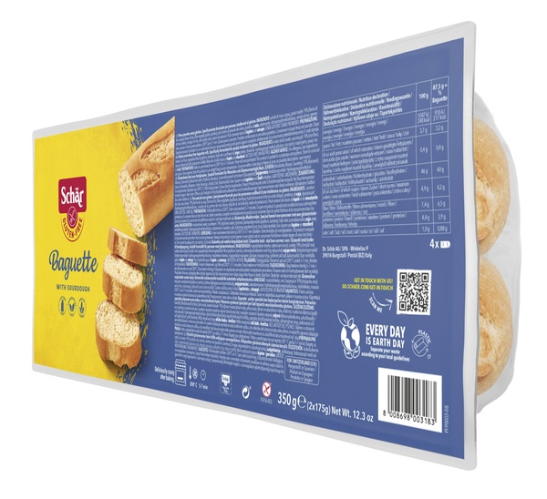 SCHAR BAGUETTE SENZA LATTOSIO 2 X 175 G - farmacia187.it
