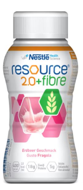 RESOURCE 2,0 + FIBRE FRAGOLA 200 ML - farmacia187.it