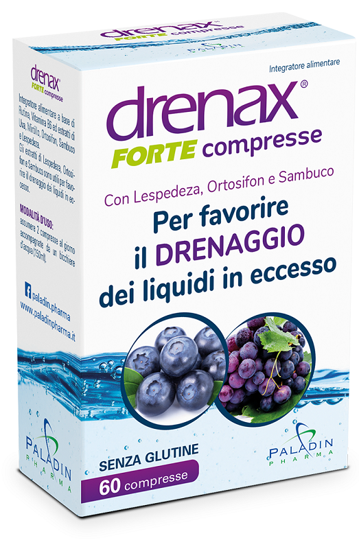 DRENAX FORTE MIRTILLO 60 COMPRESSE - farmacia187.it