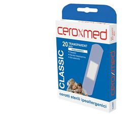 CEROXMED CLASSIC TRASPARENTI 7,2 CM X 1,9 CM 20 CEROTTI MEDI - farmacia187.it