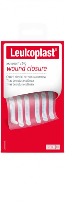 CEROTTO PER SUTURA LEUKOSAN STRIP 6X38MM 2 BUSTE X 6 CEROTTI - farmacia187.it
