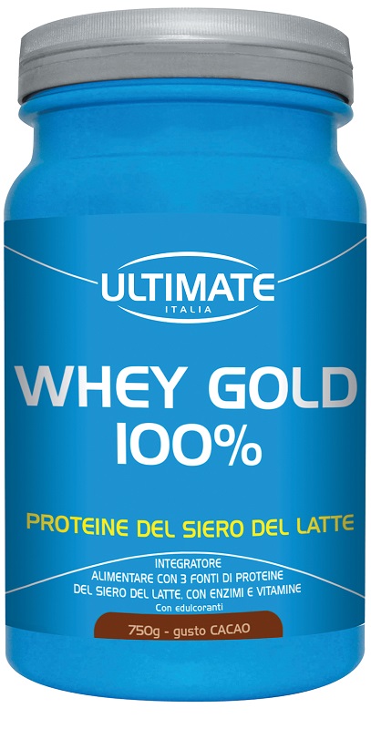ULTIMATE WHEY GOLD 100 % CACAO 750 G - farmacia187.it