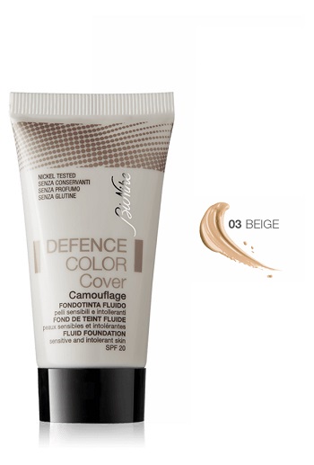 DEFENCE COLOR COVER FONDOTINTA FLUIDO 03 BEIGE 30 ML - farmacia187.it