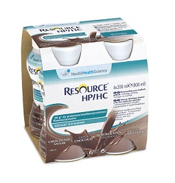 RESOURCE HP/HC CIOCCOLATO 4 BOTTIGLIE 200 ML - farmacia187.it