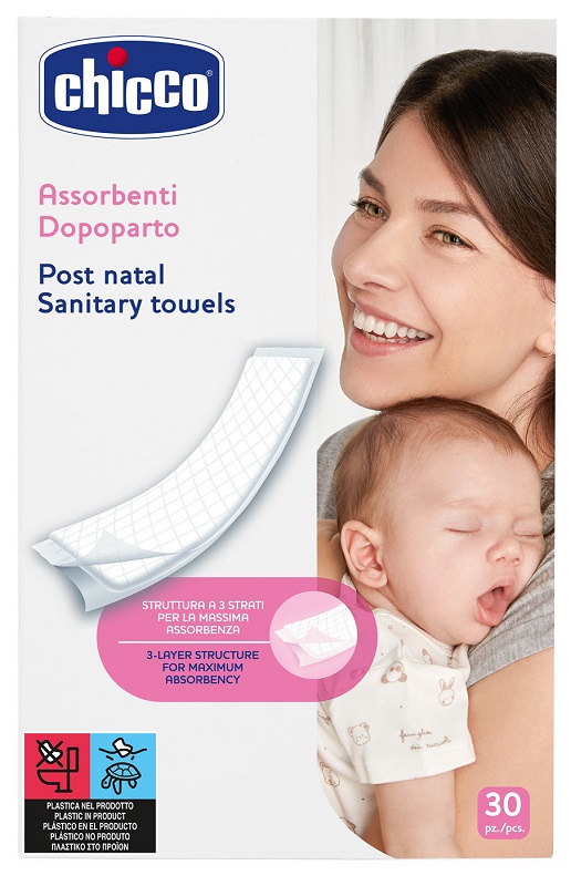 CHICCO ASSORBENTI PROTECTION POSTPARTO 30 PEZZI - farmacia187.it