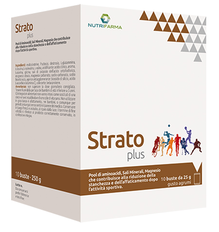 STRATO PLUS 10 BUSTINE 25 G GUSTO AGRUMI - farmacia187.it