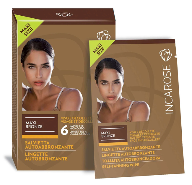 INCAROSE MAXI BRONZE 6 SALVIETTE VEG* - farmacia187.it