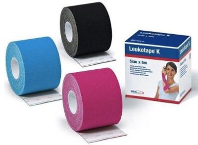 BENDA ADESIVA LEUKOTAPE K PER TAPING FISIOTERAPICO LARGHEZZA 5 CM LUNGHEZZA 5 M COLORE AZZURRO IN ROTOLO - farmacia187.it