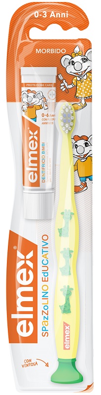 ELMEX SPAZZOLINO BIMBI EDUCATIVO NEW 0-3 ANNI - farmacia187.it