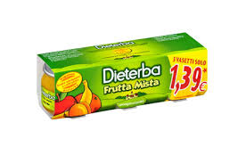 DIETERBA OMOGENEIZZATO FRUTTA MISTA 3 PEZZI 80 G - farmacia187.it