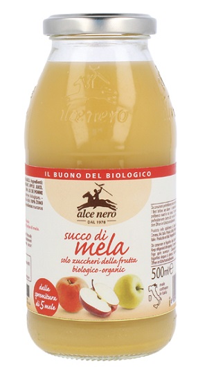 SUCCO 100% MELA BIO 500 ML - farmacia187.it