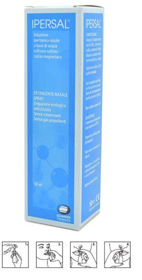 SOLUZIONE IPERTONICA IPERSAL SPRAY NASALE 50 ML - farmacia187.it