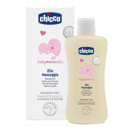 CHICCO COSMETICI BABY MOMENTS OLIO MASSAGGIO 200 ML - farmacia187.it