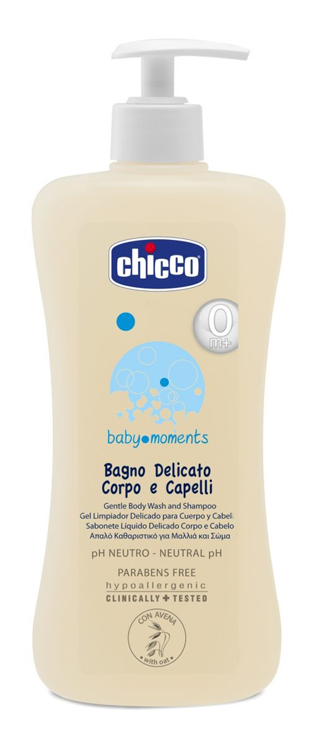 CHICCO COSMETICI BABY MOMENTS CORPO CAPELLI 500 ML - farmacia187.it