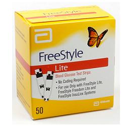 STRISCE MISURAZIONE GLICEMIA FREESTYLE LITE 50 PEZZI - farmacia187.it