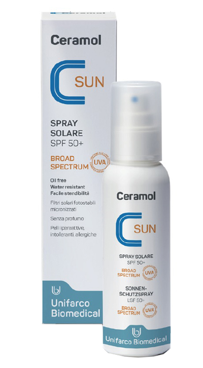 CERAMOL SUN SPRAY SPF 50+ 125 ML - farmacia187.it