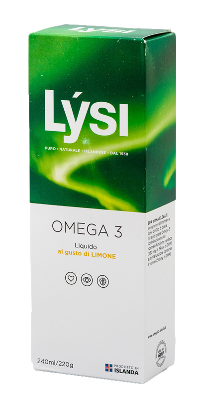 LYSI OMEGA3 LIQUIDO LIMONE 240 ML - farmacia187.it