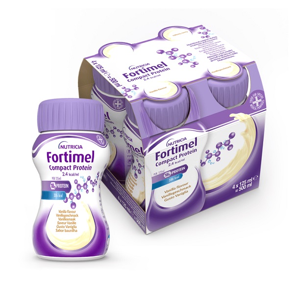 FORTIMEL COMPACT PROTEIN VANIGLIA 4 BOTTIGLIE DA 125 ML - farmacia187.it