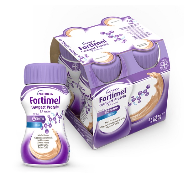 FORTIMEL COMPACT PROTEIN CAFFE' 4 BOTTIGLIE DA 125 ML - farmacia187.it