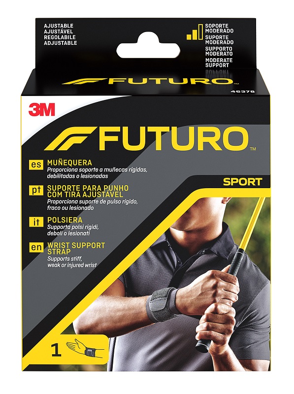 POLSINO ELASTICO UNIVERSALE FUTURO SPORT NERO - farmacia187.it