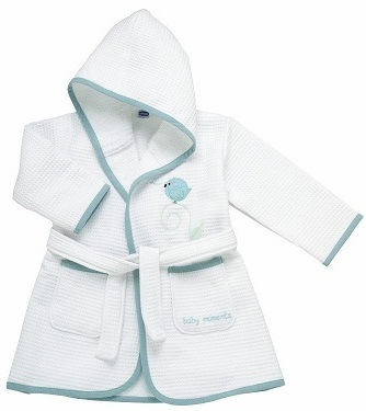 CHICCO ACCAPPATOIO PIQ AZZURRO UCCELLO 12 MESI+ - farmacia187.it