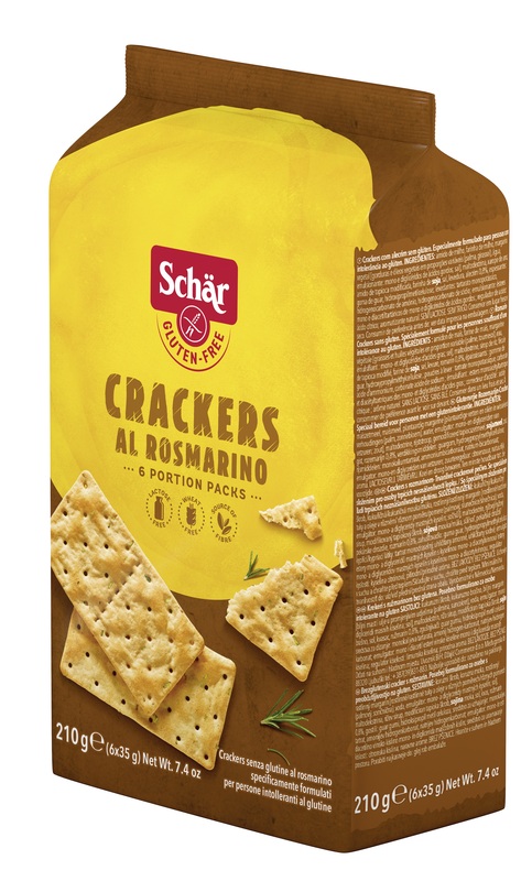 SCHAR CRACKERS AL ROSMARINO 6 CONFEZIONI DA 35 G - farmacia187.it
