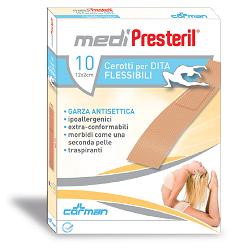 CEROTTO PER DITA MEDIPRESTERIL FLESSIBILE 12X2CM 10 PEZZI - farmacia187.it