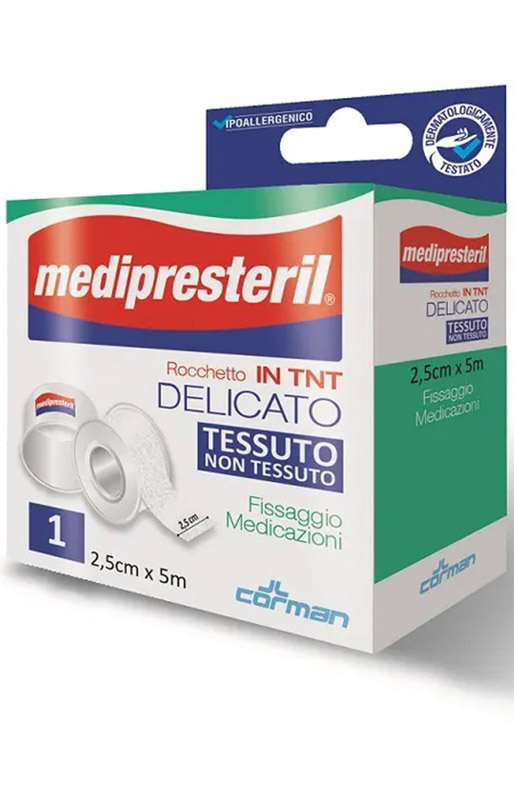 CEROTTO MEDIPRESTERIL DISPENSER TESSUTO NON TESSUTO 5X250CM - farmacia187.it