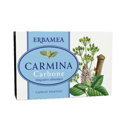CARMINA CARBONE 24 CAPSULE VEGETALI 12 G - farmacia187.it