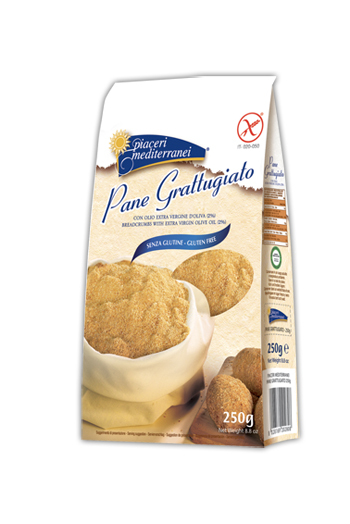 PIACERI MEDITERRANEI PANE GRATTUGIATO SENZA GLUTINE 250 G - farmacia187.it