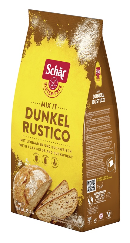 SCHAR MIX IT DUNKEL RUSTICO SENZA GLUTINE SENZA LATTOSIO 1 KG - farmacia187.it