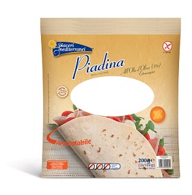 PIACERI MEDITERRANEI PIADINA OLIO D'OLIVA 200 GRAMMI - farmacia187.it