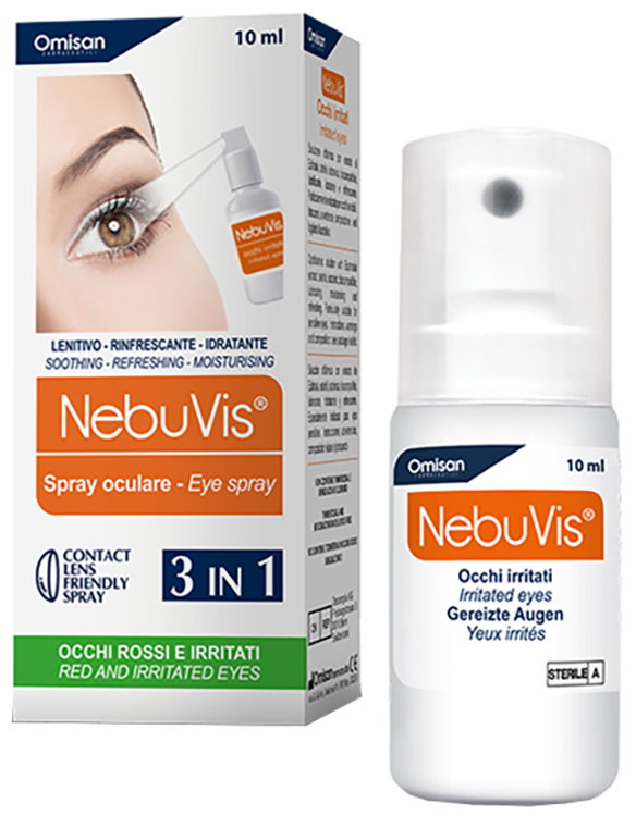 NEBUVIS OCCHI IRRITATI SPRAY 10 ML 1 PEZZO - farmacia187.it