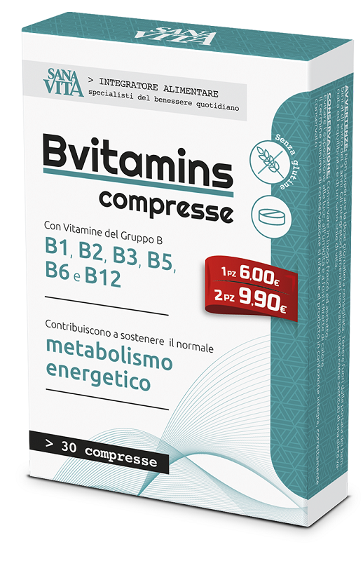 SANAVITA BVITAMINS 30 COMPRESSE - farmacia187.it