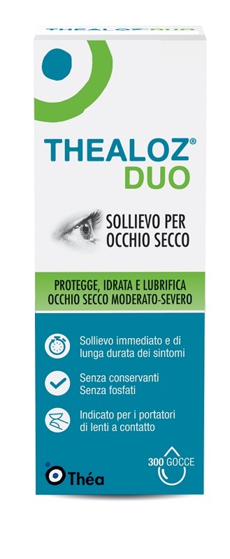 THEALOZ DUO SOLUZIONE OCULARE FLACONE 10 ML - farmacia187.it