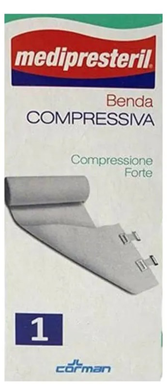 BENDA MEDIPRESTERIL COMPRESSIONE FORTE M4,5X10CM TESI - farmacia187.it