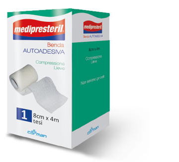 BENDA ADESIVA MEDIPRESTERIL 8X400 CM - farmacia187.it