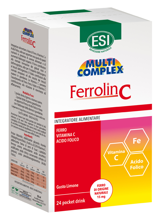 ESI FERROLIN C POCKET DRINK 24 BUSTINE - farmacia187.it