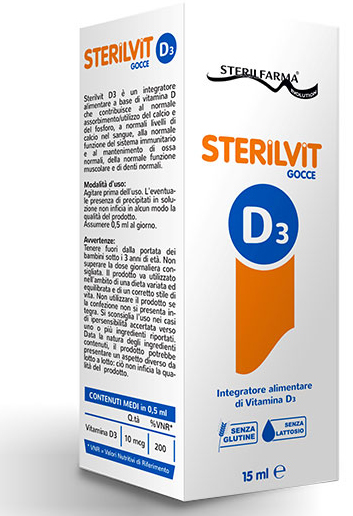 STERILVIT D3 GOCCE 15 ML - farmacia187.it