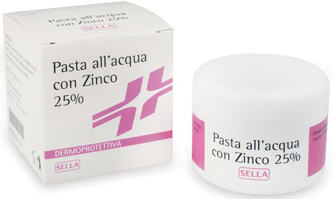 PASTA ACQUA CON ZINCO 25% 100 G - farmacia187.it
