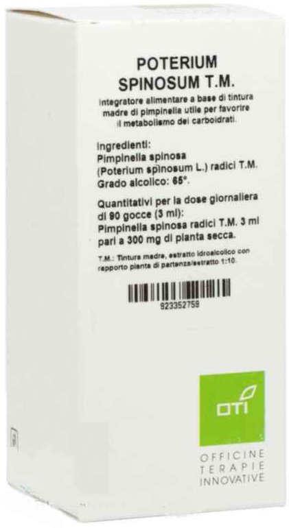 POTERIUM SPINOSUM TINTURA MADRE GOCCE 100ML - farmacia187.it