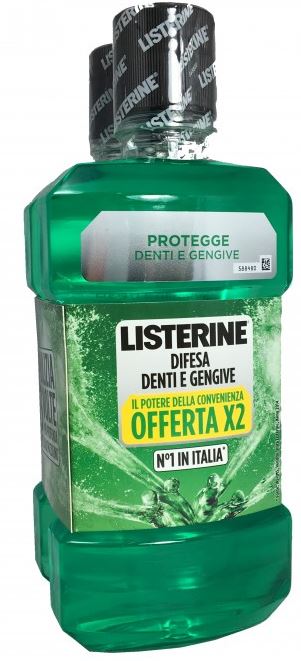 LISTERINE DIFESA DENTI E GENGIVE BUNDLE 2 X 500 ML - farmacia187.it