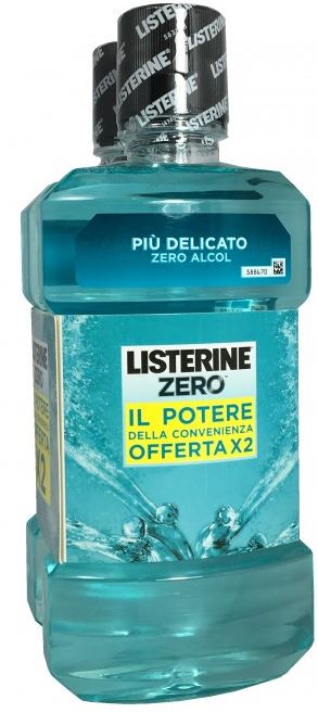 LISTERINE ZERO BUNDLE 2 X 500 ML - farmacia187.it