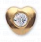 INVERNESS ORECCHINI CUORE CRYSTAL PLACCATI ORO R25C1 - farmacia187.it