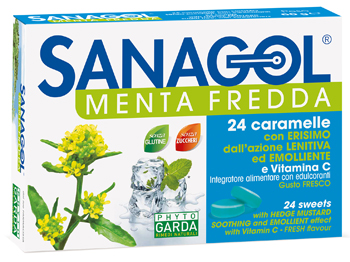 SANAGOL MENTA FREDDA 24 CARAMELLE - farmacia187.it