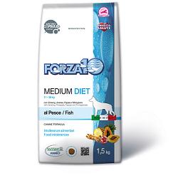 FORZA 10 MEDIUM DIET CON PESCE PER CANI DI MEDIA TAGLIA 12 KG - farmacia187.it