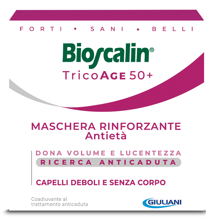 BIOSCALIN TRICOAGE MASCHERA RINFORZANTE ANTIETA' 200 ML - farmacia187.it